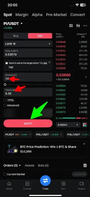 Sell Pi Coin in Nigeria
