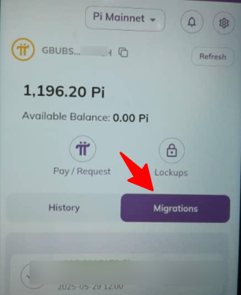 Transfer your Pi Coins to your Available Balance